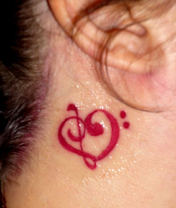 Simbol hati berwarna merah